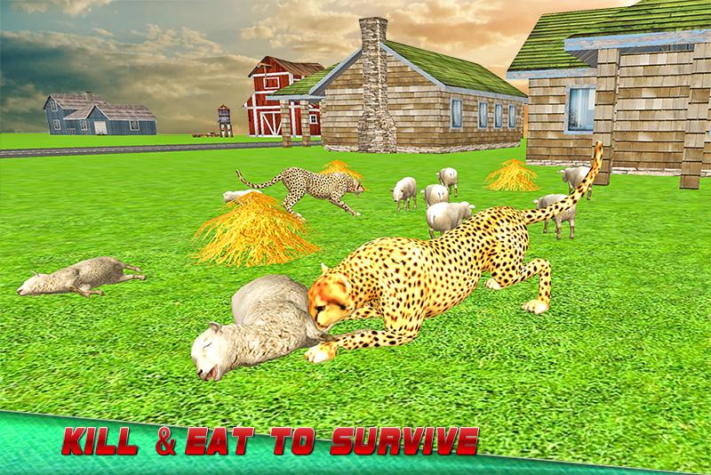    Wild Angry Cheetah Simulator- screenshot  