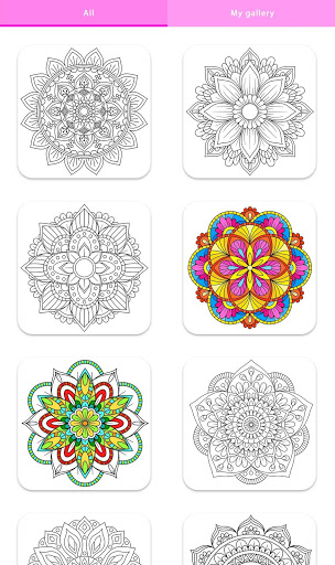 Screenshot Mandala Coloring Antistress