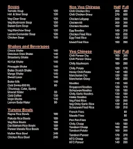 Nivetha Chinese Corner menu 3