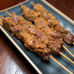 Fried Lamb Skewers 