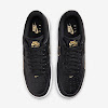 air force 1 ‘07 lv8 black / metallic gold / white / black