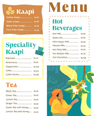 Kaapi Stop menu 2