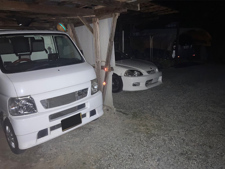 アクティトラックの車検から帰還・こそっとEK9・スタンスネーション山口・車好きと繋がりたい・車好き女子と繋がりたいに関するカスタム事例の投稿画像1枚目