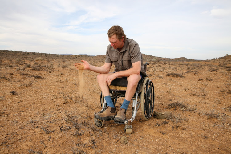 Sarel Hayward from the farm Veerenkraal in Steytlerville says kudus are dying on the farm due to lack of food