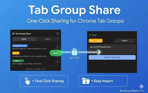 Tab Group Share screenshot 1