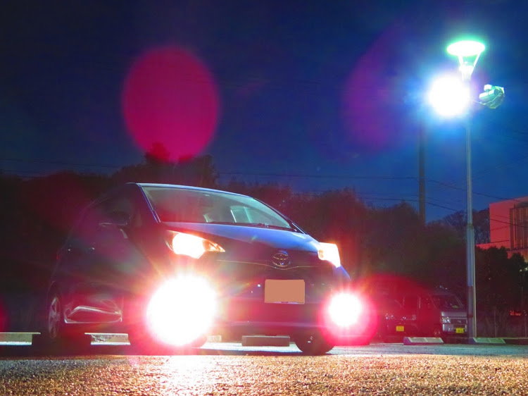 ラクティスの夜・夜撮影・ライトに関するカスタム事例の投稿画像2枚目