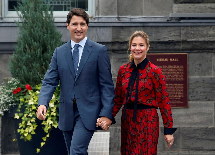 Canada's Prime Minister Justin Trudeau and his wife Sophie Gregoire Trudeau leave Rideau Hall after asking Governor General Julie Payette to dissolve Parliament, and mark the start of a federal election campaign in Canada, in Ottawa, Ontario, Canada, September 11, 2019