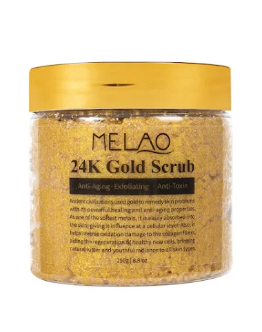 24K Gouden Gezichtsscrub Exfoliëren - 3