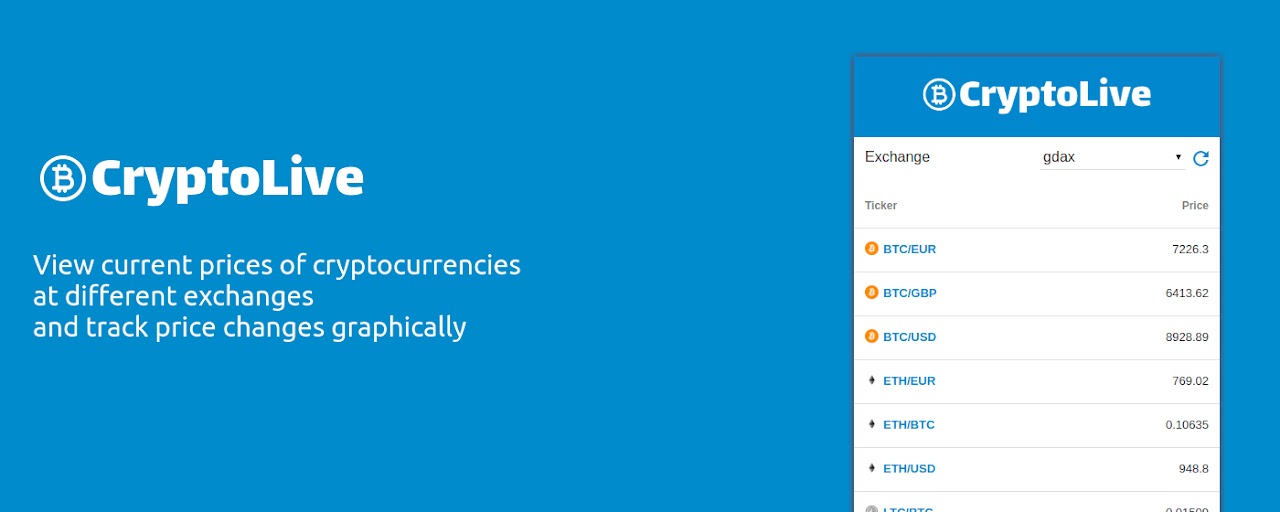 CryptoLive - Cryptocurrency Price Tracker Preview image 2