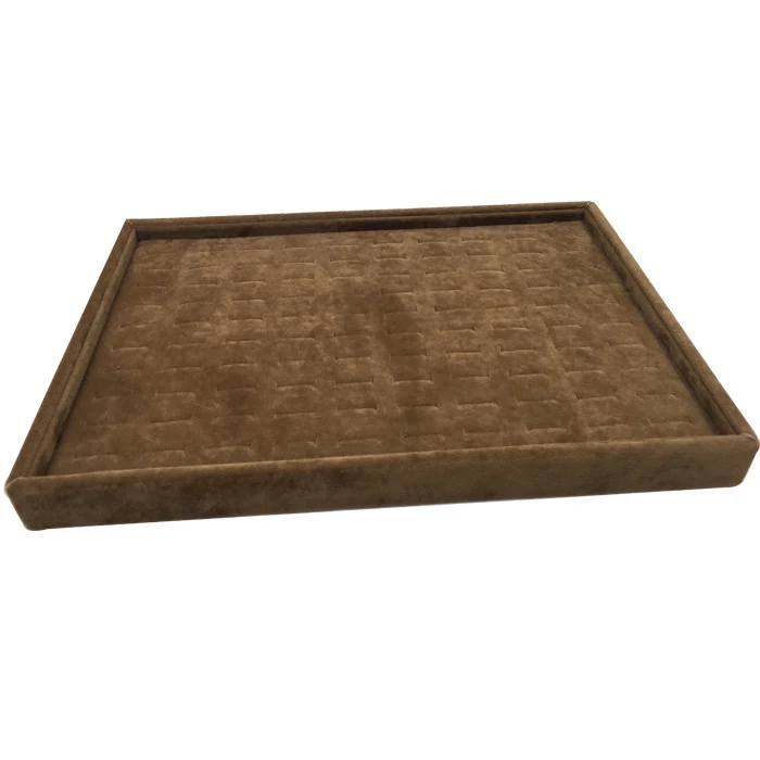 Boîte de rangement en flanelle pour bijoux, présentoir d'anneaux et accessoires. Protégez et mettez en valeur vos précieux bijoux.