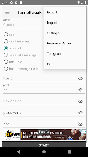 Tunneltweak - Free SSH/Proxy/VPN