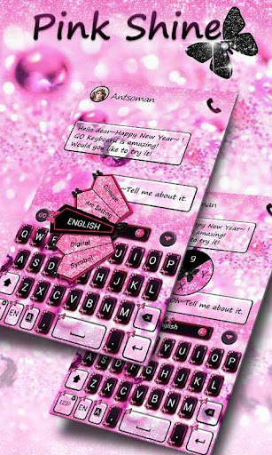 Pink Shine GO Keyboard Theme