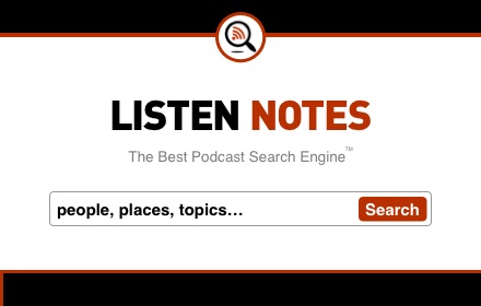 Listen Notes for Chrome - podcast search small promo image