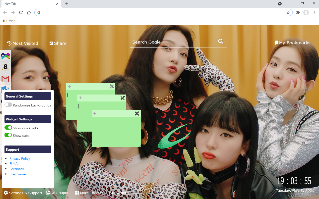 Red Velvet Wallpaper New Tab Preview image 10