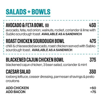 Brewdog Mid-Town Mumbai menu 