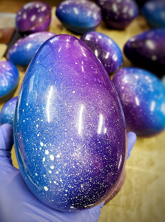 Galaxy Easter Egg from Chocoloza.