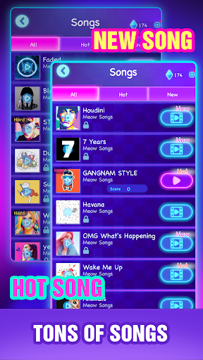 Screenshot Cat Hop - Dancing Music Games