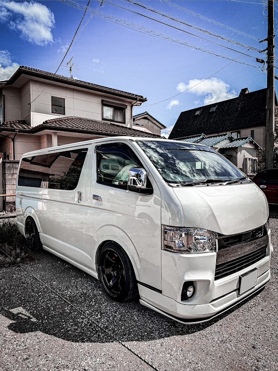 ハイエースバンの繋がり仲間に感謝！・楽しい時間・C-BOX・雨の後に関するカスタム事例の投稿画像1枚目
