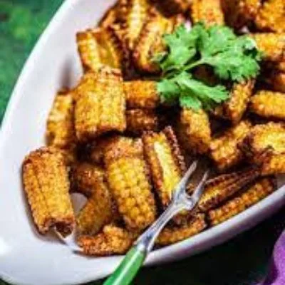 Golden Fried Baby Corn