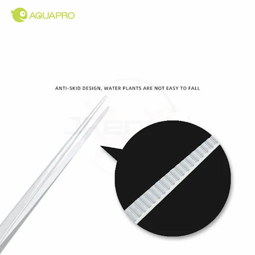 Tweezer Aquatic Aquarium Plant Stainless Steel Mirror Aquascape Straight Clip Bend Cleaning Tools Accessory Fishing ADA 