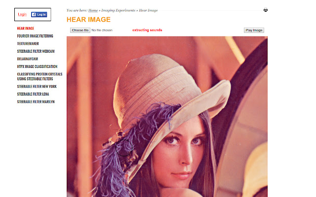 Hear Image chrome extension