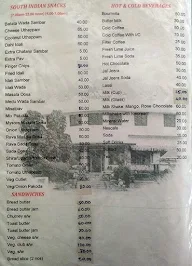 Hotel Muktangan menu 2