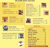 The Belgian Waffle Xpress menu 5