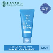 Sữa Rửa Mặt Tẩy Trang Senka All Clear Double Wash 120G