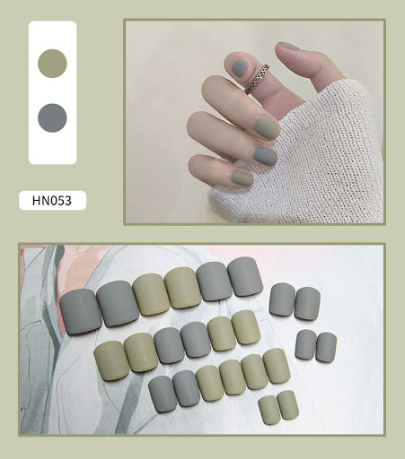 Title 32, Finished nail art fake nails, scrubbable and we...