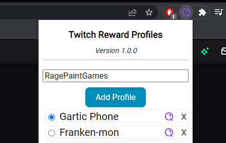 Twitch Reward Profiles small promo image