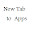 New Tab to Apps