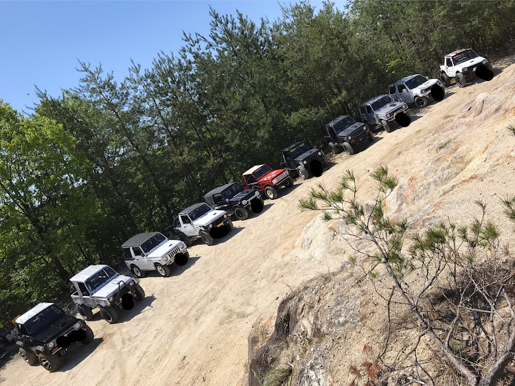 ジムニーのチーム仲間合同走行会・チーム金太郎・JFC・BBQ・岐阜県M沢に関するカスタム事例の投稿画像1枚目
