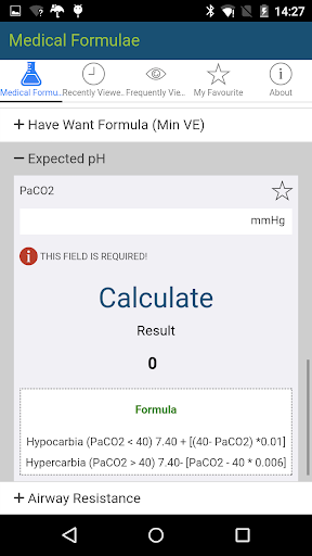 Medical Formulae