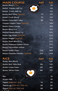 Raju Omlet Rajkot menu 1