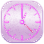 Neon Clock Widget Apk