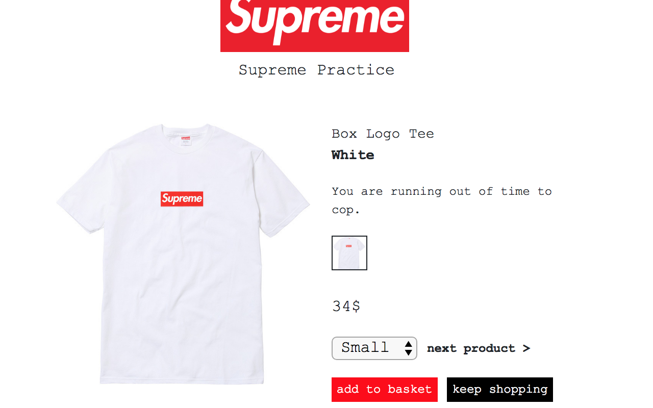 Supreme Practice - Manual Cop Emulator Bot Preview image 1