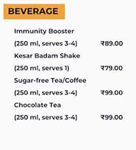 Prash Foodtech menu 1