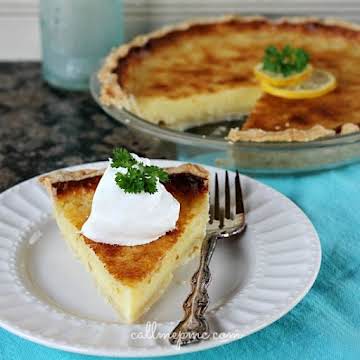 Lemon Chess Pie with Coconut Oil Pie Crust » Call Me PMc