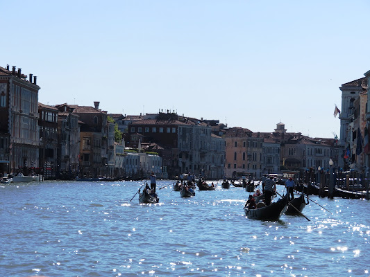 Venezia-Gondole su Canal Grande di Laucol
