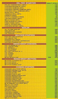 Foodies Hub menu 1