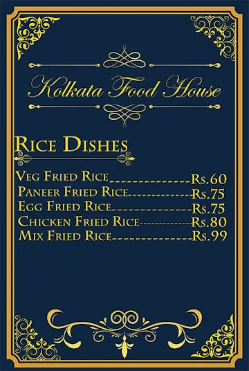 Kolkata Food House menu 