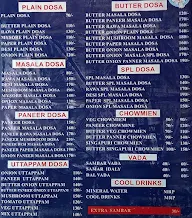 Madhuri Meenakshi Dosa menu 1