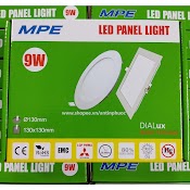 Đèn Led Âm Trần 9W Mpe - Đèn Led Panel Tròn Âm Trần Mpe 9W