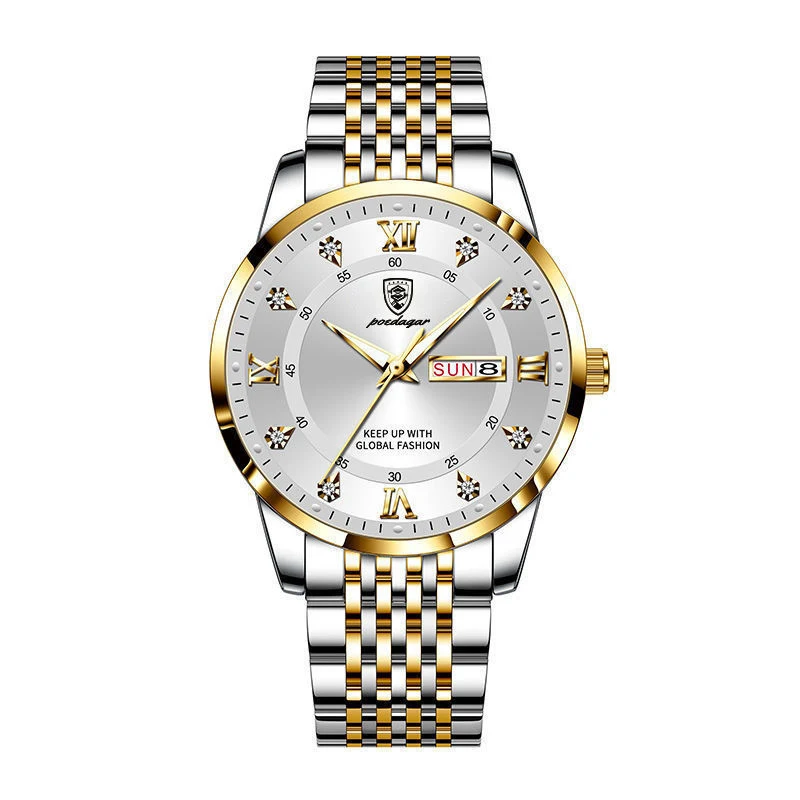 Title 4, Nieuwe herenhorloge waterdicht lichtgevend kale...