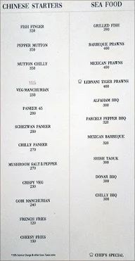 NIne Ivanaa Barne Brothers Hotels menu 8