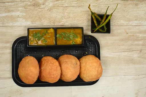 Kachori [Pack Of 3, 6 Pieces]+Aloo Sabji