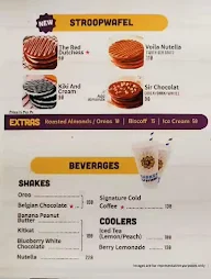 The Belgian Waffle Co. menu 2