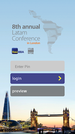 Itau BBA Conference App