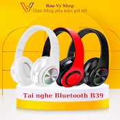 Tai Nghe Bluetooth Chụp Tai B39, Tai Nghe Không Dây Gaming Hỗ Trợ Thẻ Nhớ Có Mic Đàm Thoại Pin Trâu Bass Mạnh Bv Design