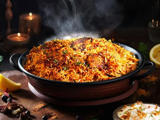 Chatpata Chicken Tikka Biryani (Boneless, Serves 2)